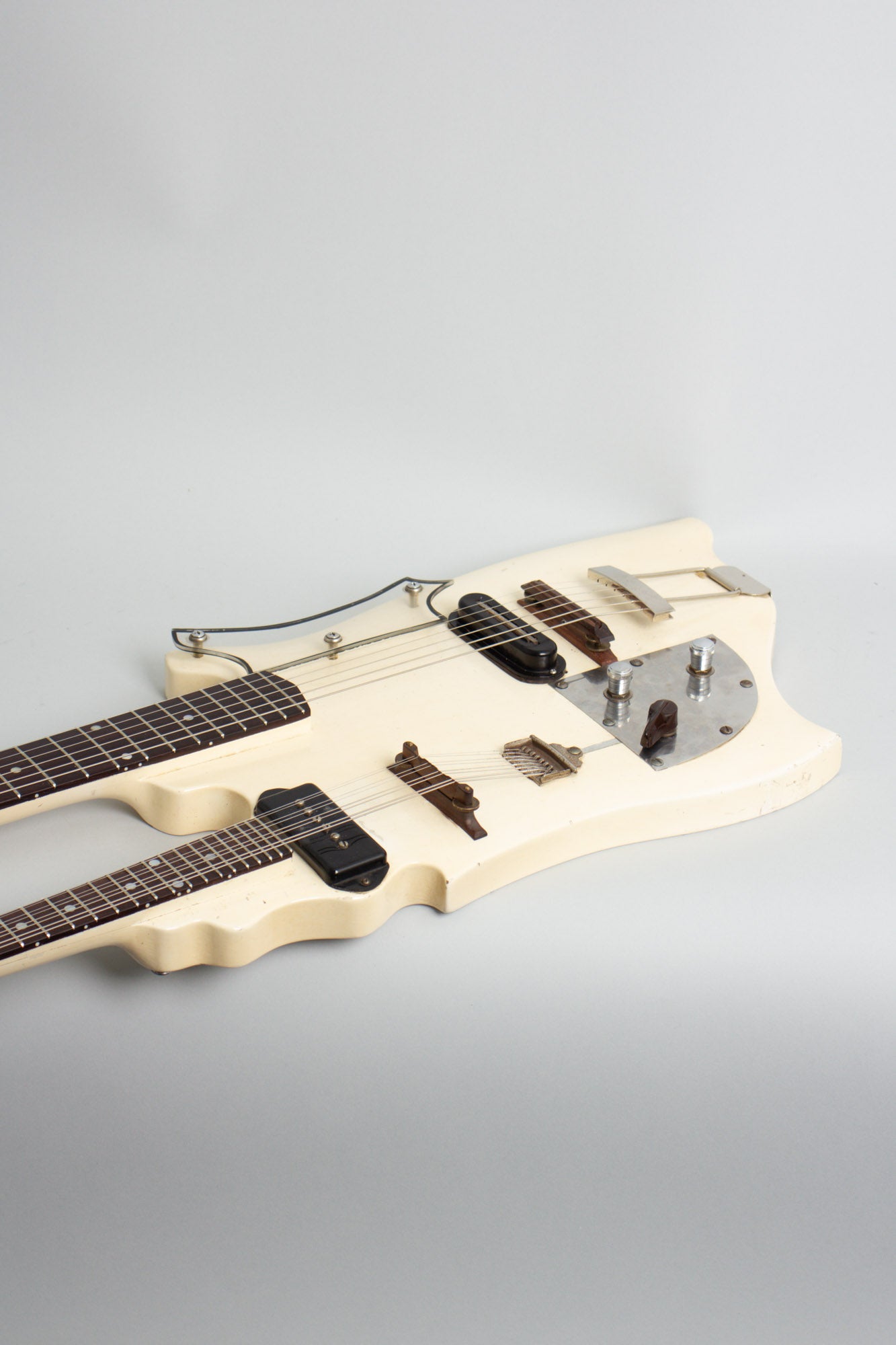 King Whitley Handmade Doubleneck Mandolin Solid Body Electric Guitar (1950s)