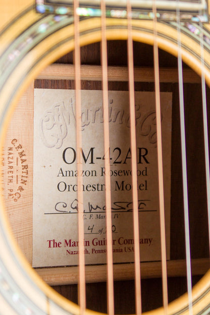 C. F. Martin OM-42AR Amazon Rosewood Acoustic Guitar (2003)