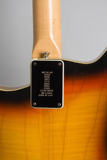Burns Baldwin GB-66 Hollow Body Electric Bass Guitar (1966)