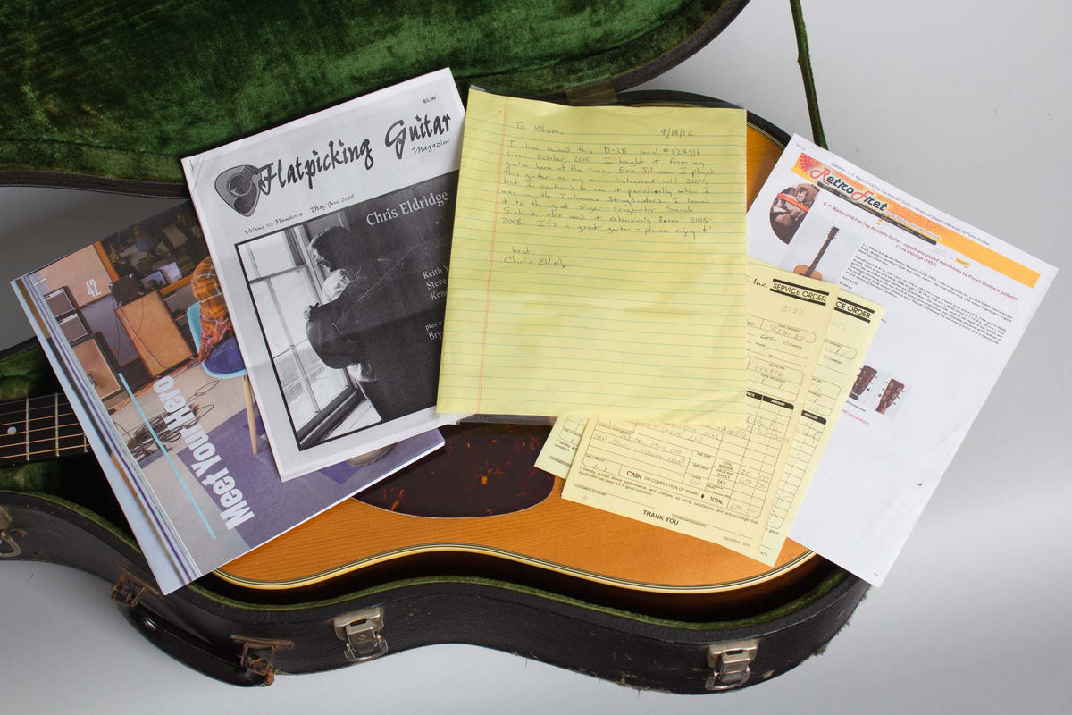 C. F. Martin D-28 owned and played by Chris Eldridge Flat Top Acoustic Guitar (1953)