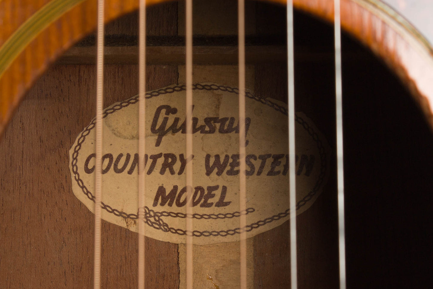 Gibson Country Western Owned and Played by Earl Scott Flat Top Acoustic Guitar (1956)