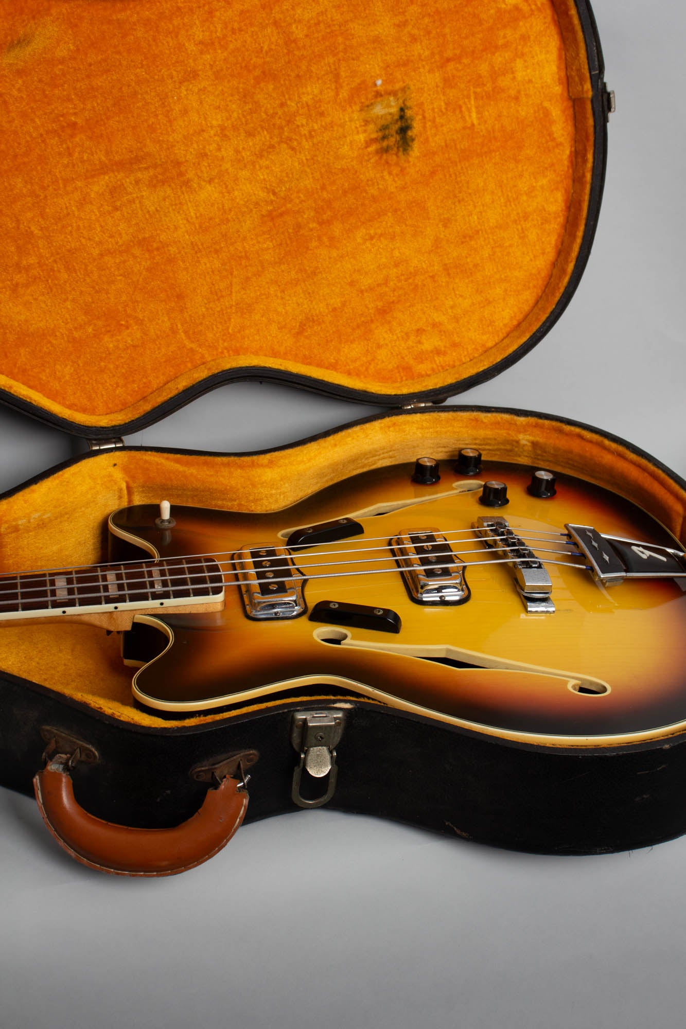 Fender Coronado Bass II Hollow Body Electric Bass Guitar (1967)