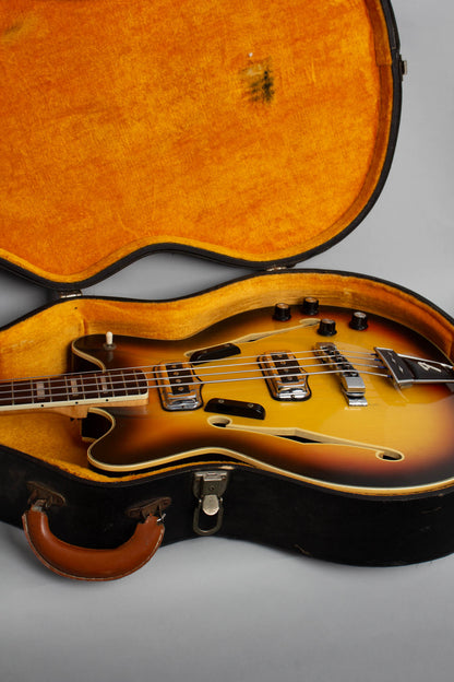 Fender Coronado Bass II Hollow Body Electric Bass Guitar (1967)