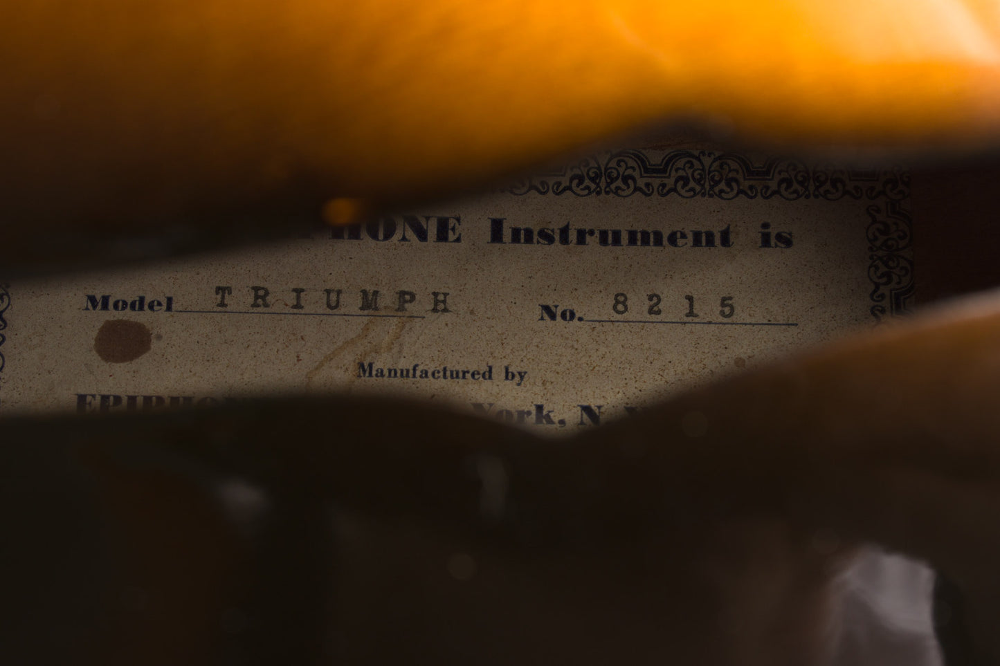Epiphone Triumph Arch Top Acoustic Guitar (1935)