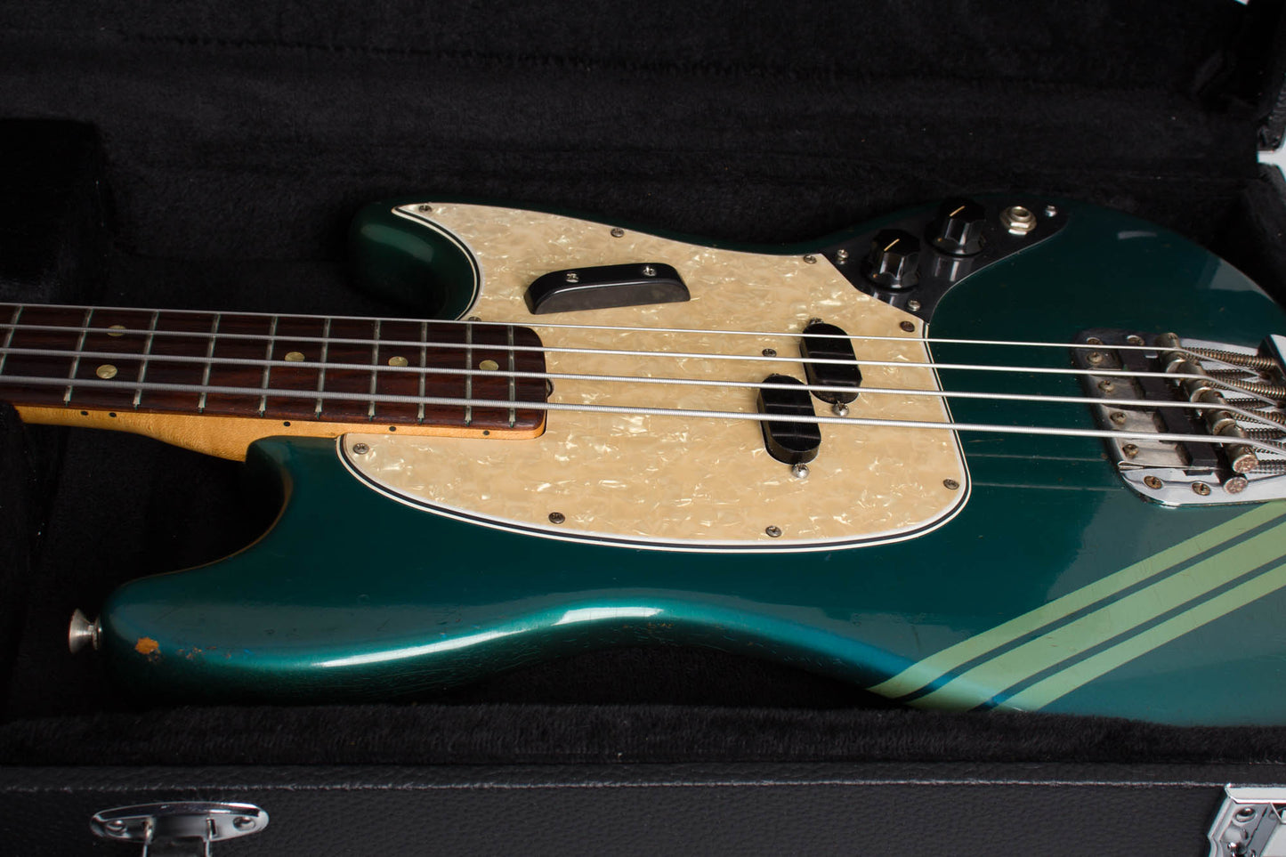 Fender Competition Mustang Solid Body Electric Bass Guitar (1972)