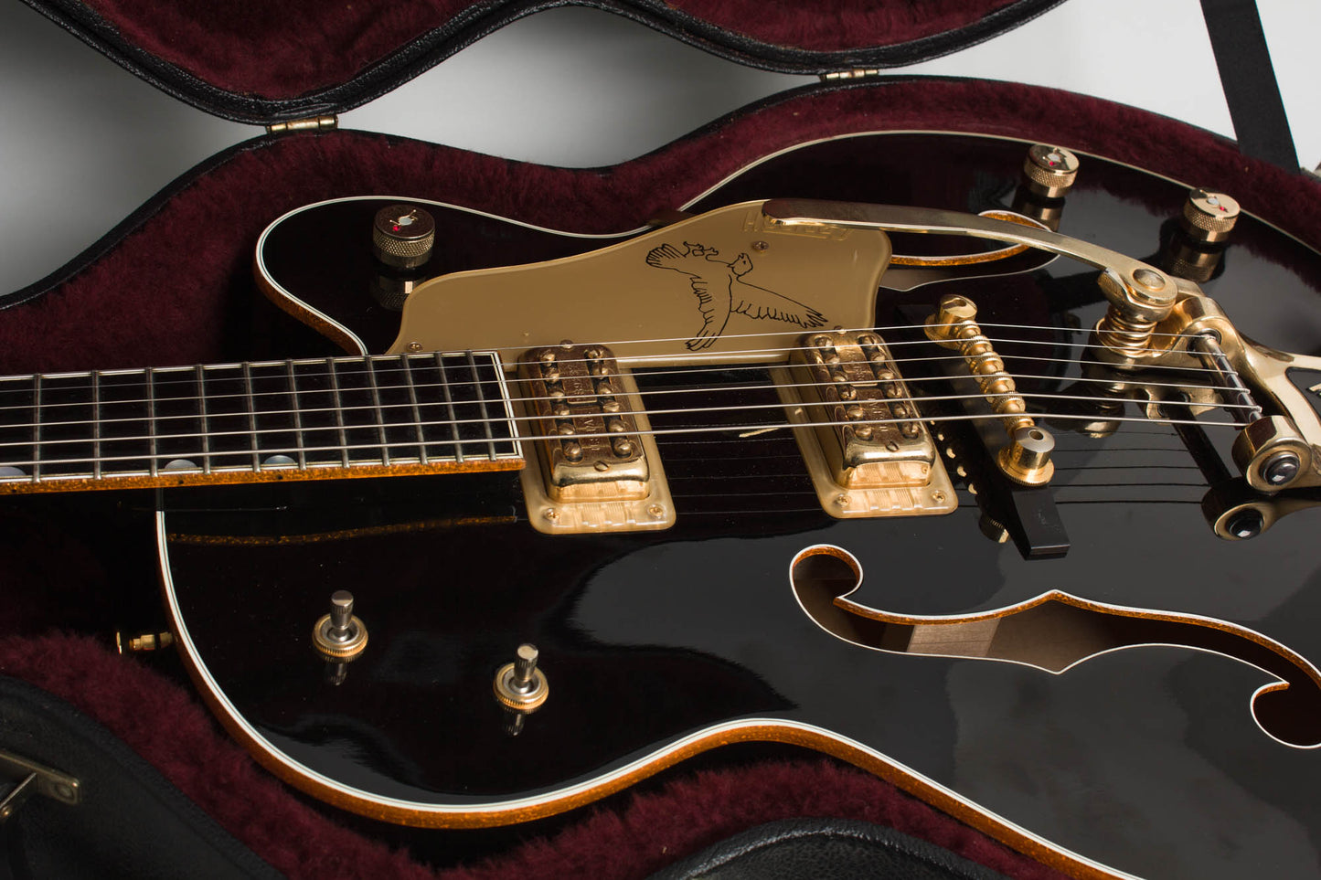 Gretsch G-6136TBK Black Falcon Arch Top Hollow Body Electric Guitar (2011)