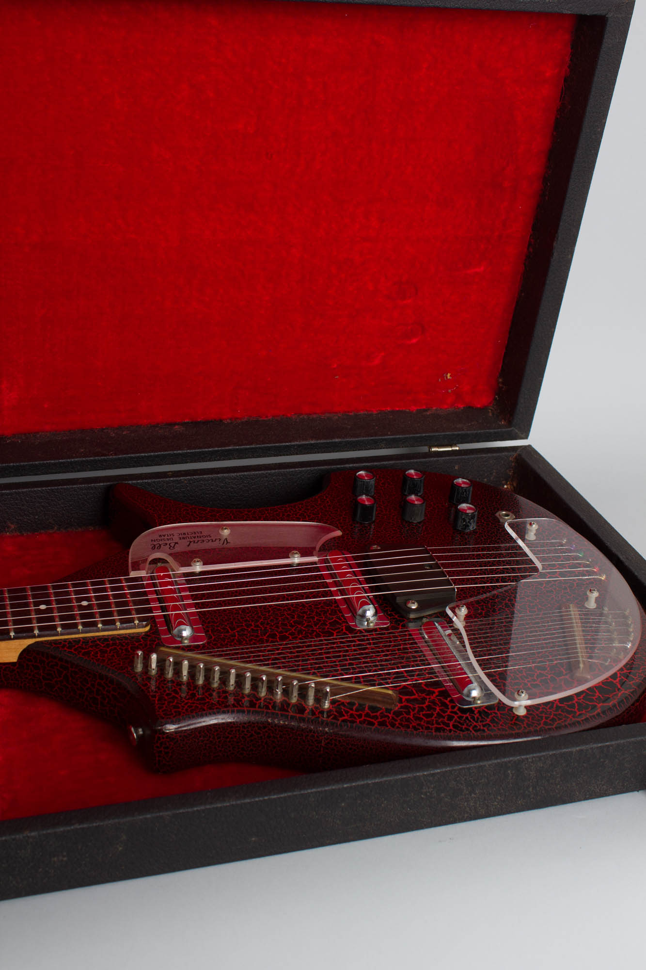 Danelectro Coral Vincent Bell Sitar Semi-Hollow Body Electric Guitar (1967)