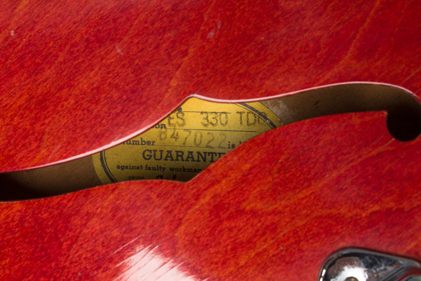 Gibson ES-330TDC Thinline Hollow Body Electric Guitar (1966)