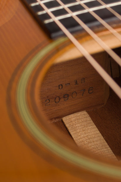 C. F. Martin D-18 Flat Top Acoustic Guitar (1966)