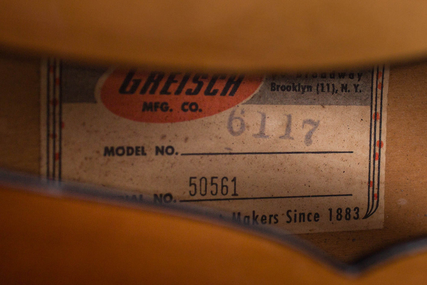 Gretsch Model 6117 Double Anniversary Arch Top Hollow Body Electric Guitar (1962)