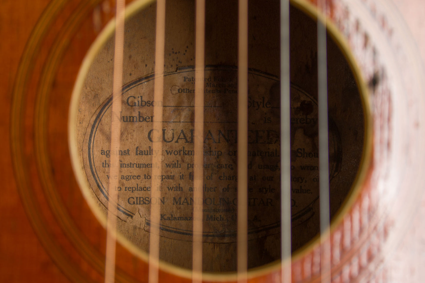 Gibson L-1 Arch Top Acoustic Guitar (1923)