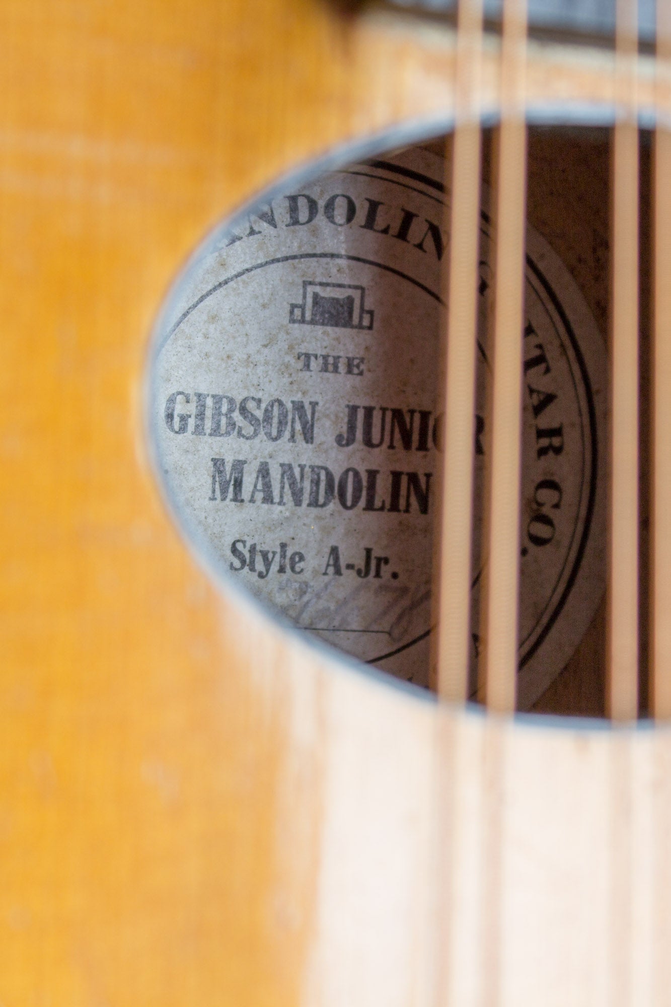 Gibson A-Junior Snakehead Carved Top Mandolin (1924)