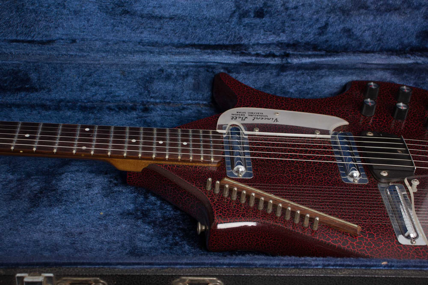 Danelectro Coral Vincent Bell Sitar Semi-Hollow Body Electric Guitar (1968)
