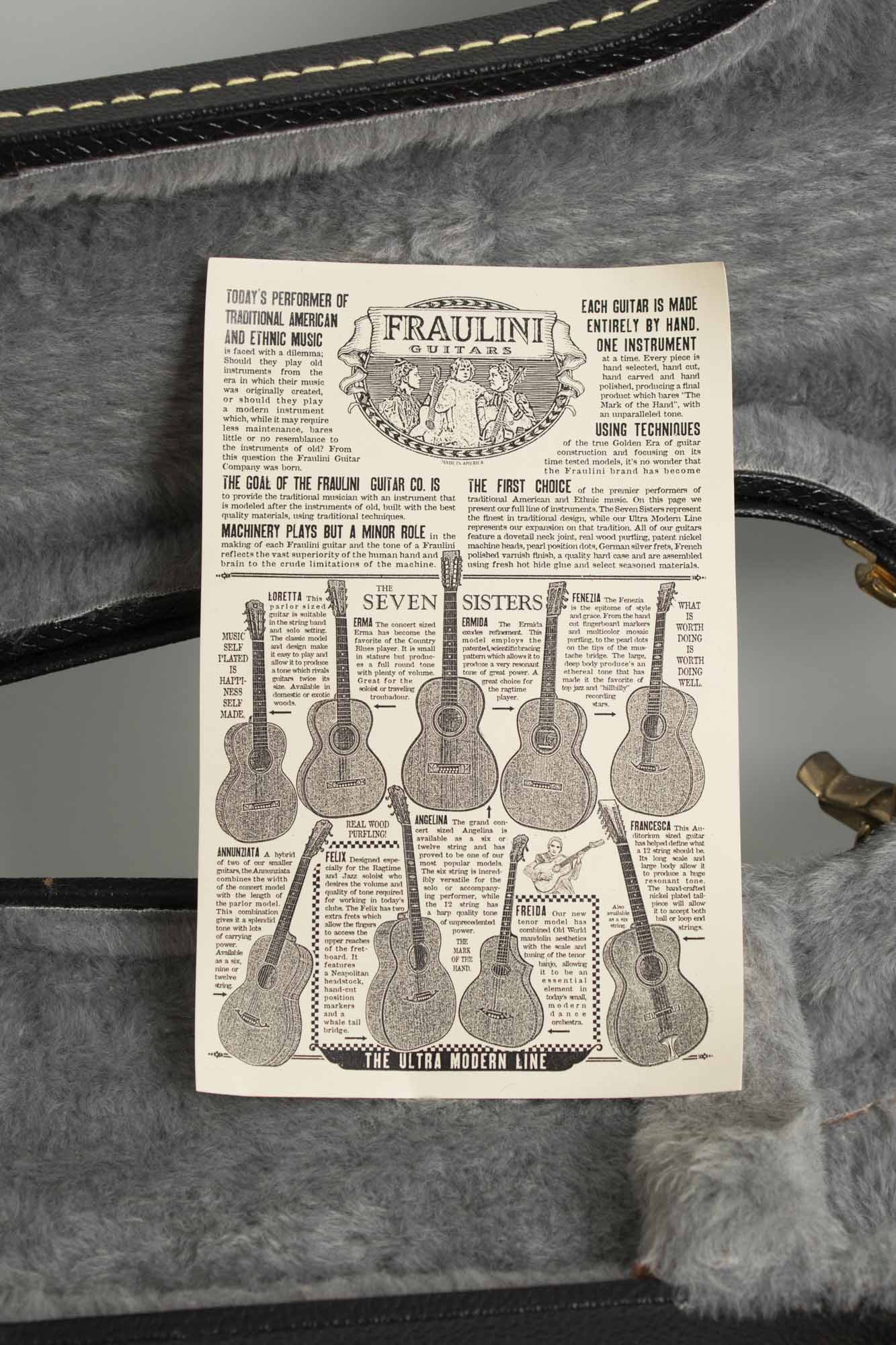 Fraulini Loretta Custom 12 String Flat Top Acoustic Guitar (2013)