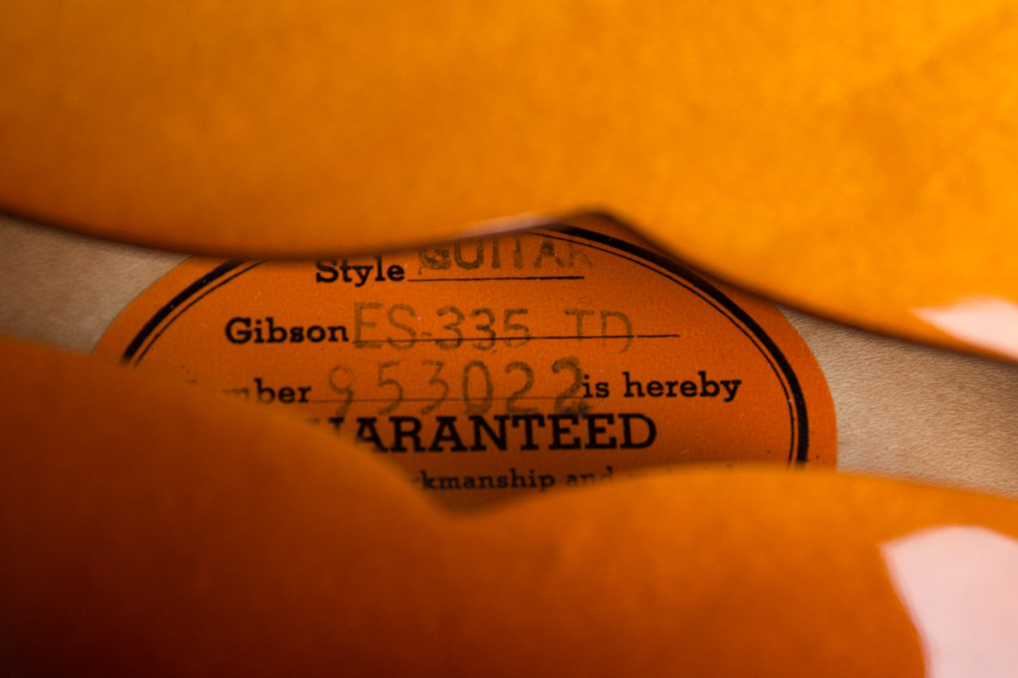 Gibson ES-335TD Semi-Hollow Body Electric Guitar (1968)