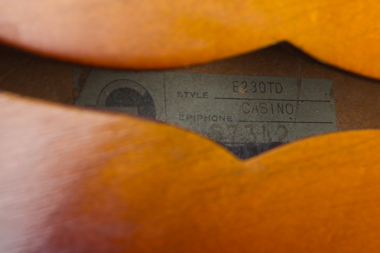 Epiphone Casino Thinline Hollow Body Electric Guitar (1962)