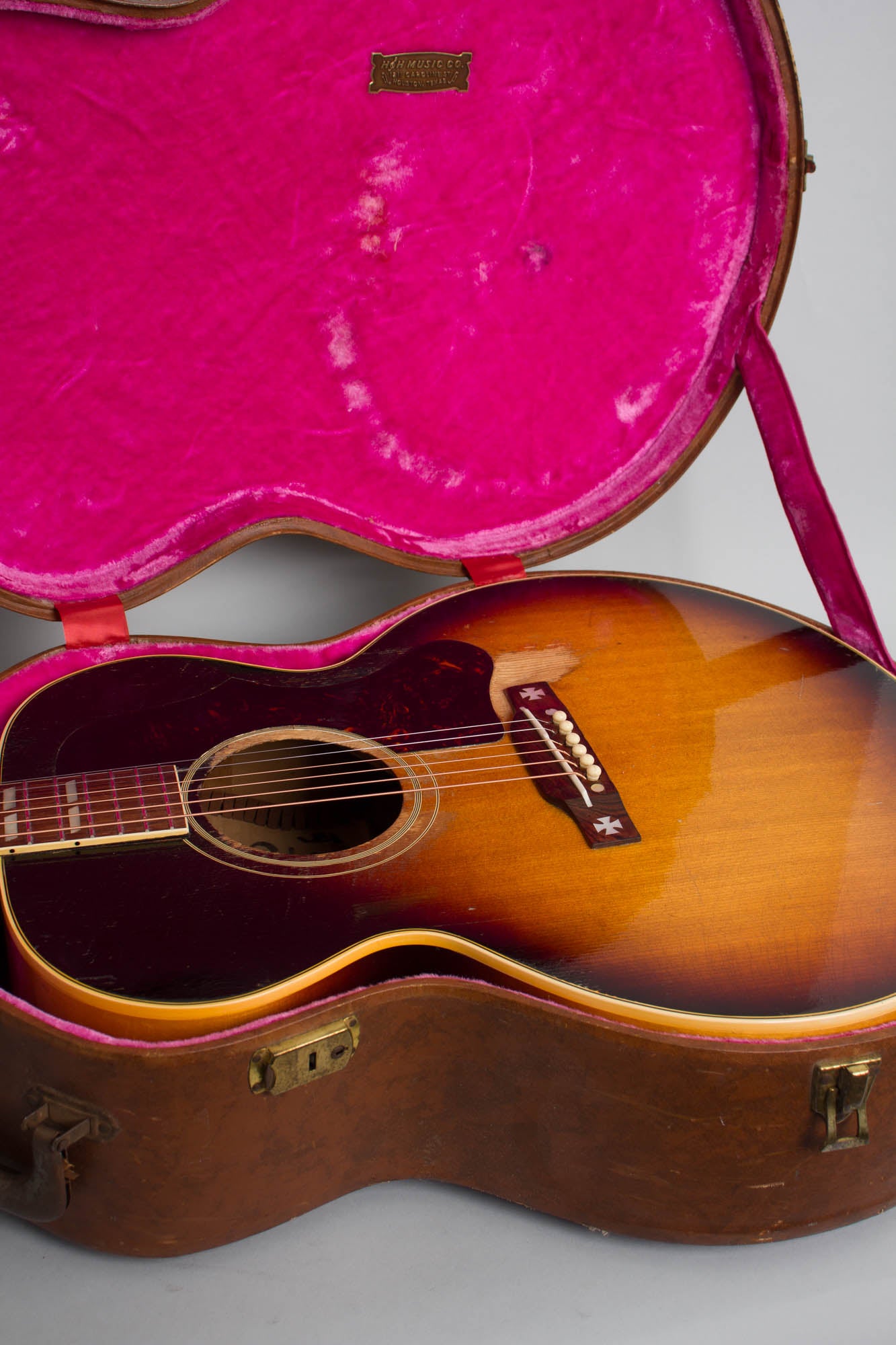 Gibson J-185 Flat Top Acoustic Guitar (1956)