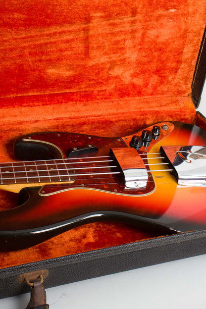 Fender Jazz Bass Solid Body Electric Bass Guitar (1966)