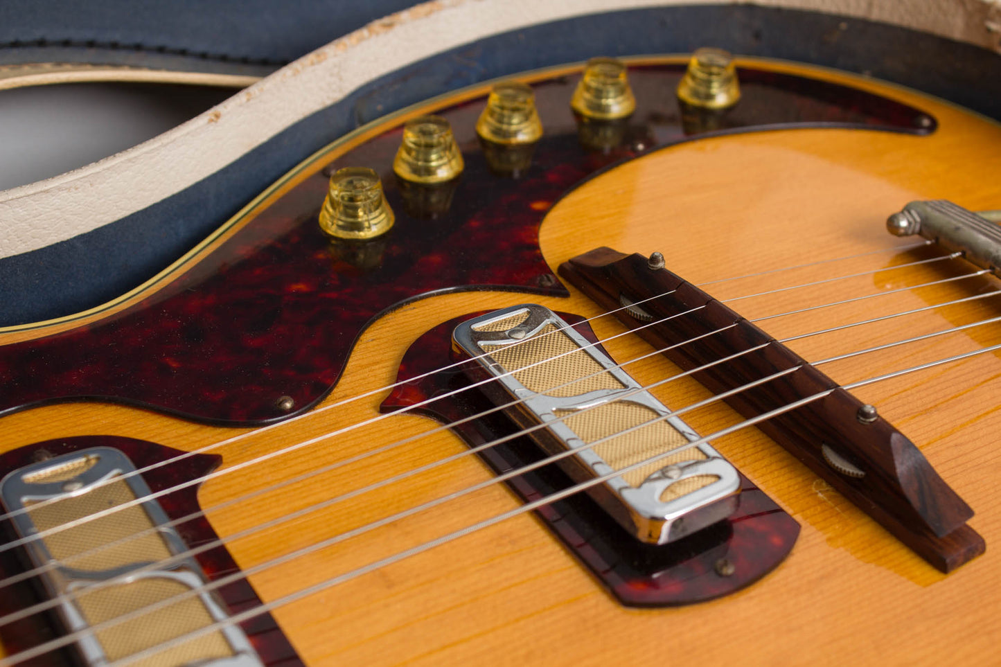 Harmony Stratotone Jupiter Semi-Hollow Body Electric Guitar (1961)
