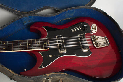 Hagstrom H-8 8-String Bass Solid Body Electric Bass Guitar (1968)
