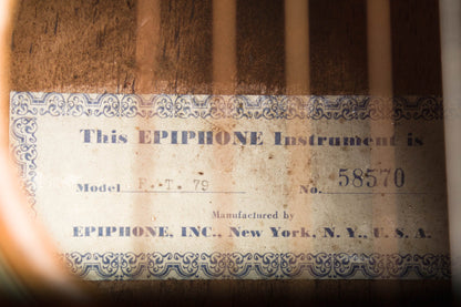 Epiphone FT-79 Flat Top Acoustic Guitar (1949)