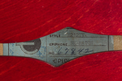 Epiphone Sheraton E212TV Arch Top Semi-Hollow Body Electric Guitar (1964)
