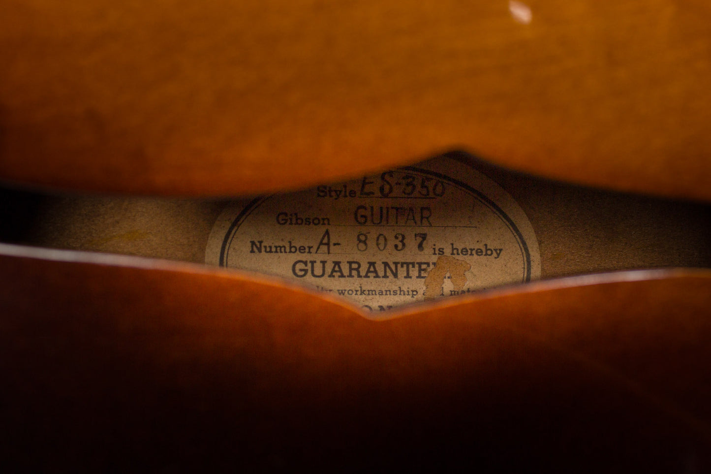 Gibson ES-350 Arch Top Hollow Body Electric Guitar (1951)