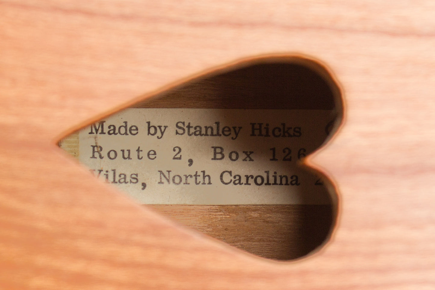 Stanley Hicks 3-String Appalachian Dulcimer (1984)