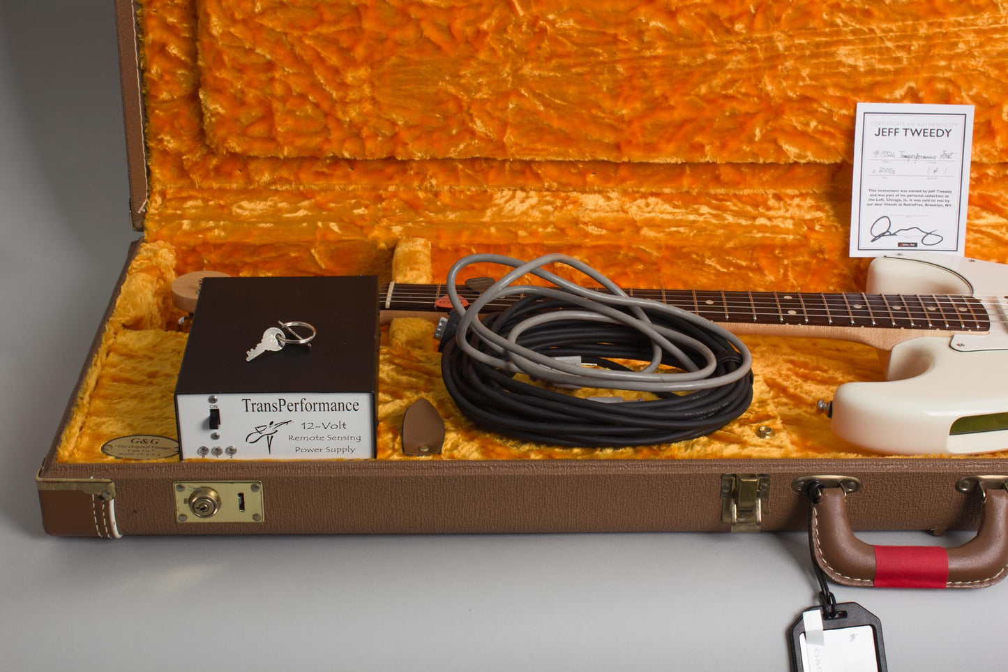 Transperformance Modified Fender Stratocaster Owned by Jeff Tweedy of Wilco Solid Body Electric Guitar (2000s)