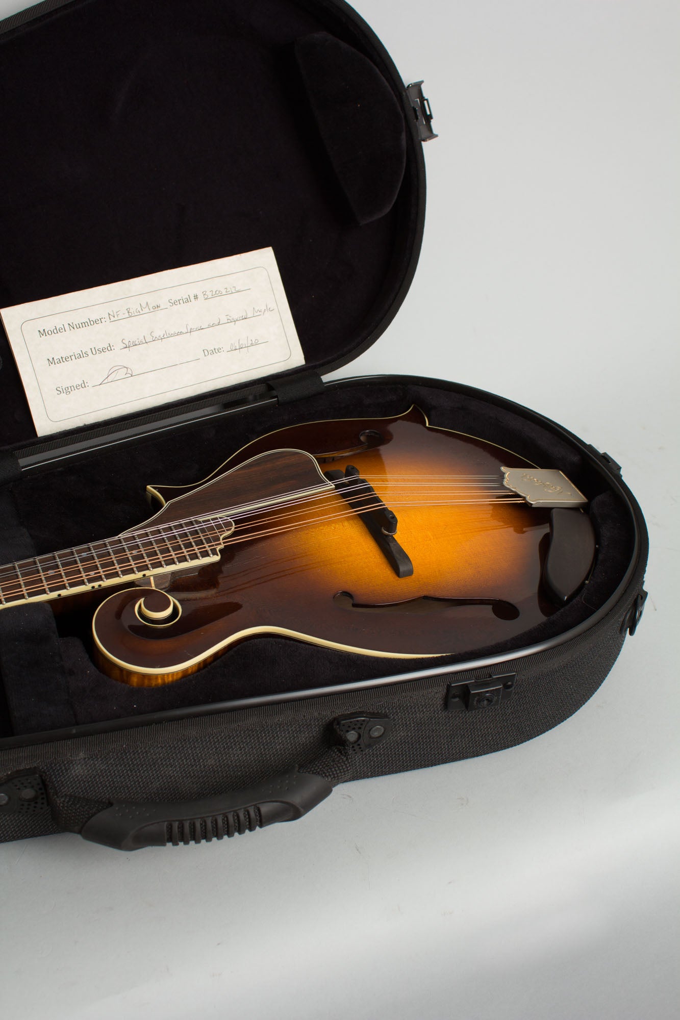 Northfield NF- Big Mon Carved Top Mandolin (2020)