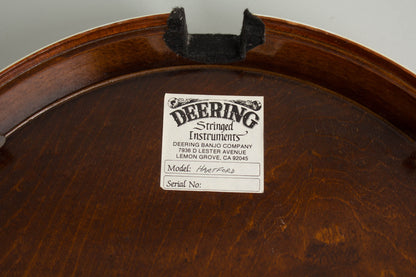 Deering Banjo Company John Hartford 24 fret Model made for, owned and played by John Hartford 5 String Resonator Banjo (1982)