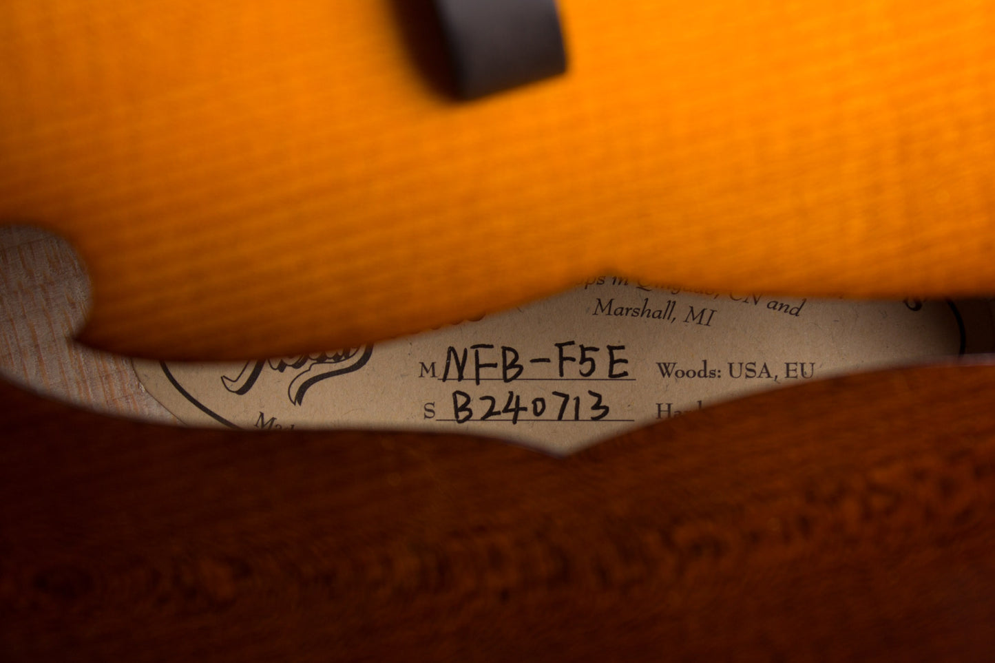 Northfield NFB-F5E Big Mon Carved Top Mandolin (2025)