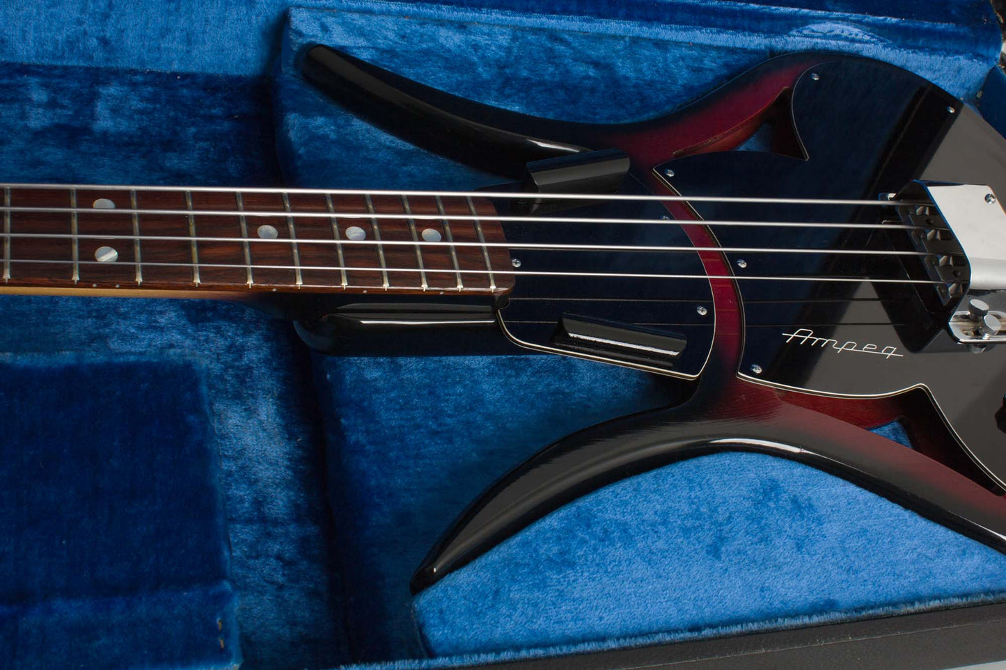 Ampeg ASB-1 LEFT HANDED Electric Bass Guitar (1967)