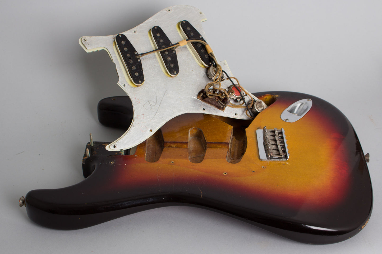 Fender Stratocaster Non-Tremolo Solid Body Electric Guitar (1962)
