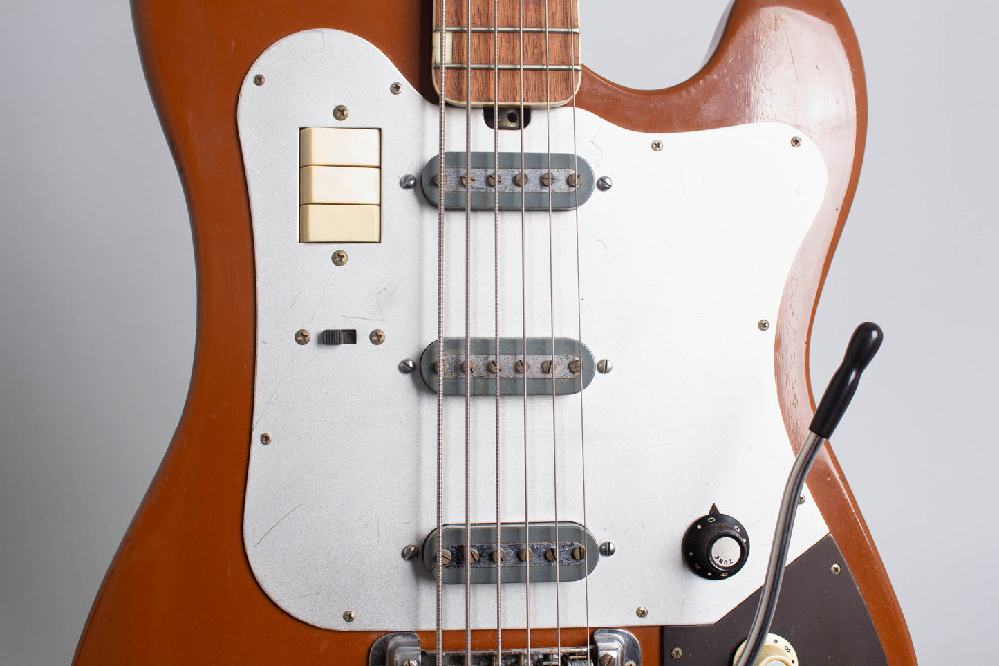 Teisco YB-6 Electric 6-String Bass Guitar (1965)