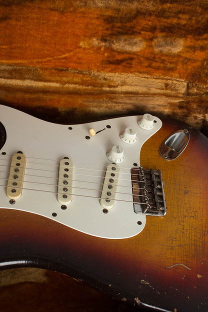 Fender Stratocaster Non Tremolo Solid Body Electric Guitar (1958)