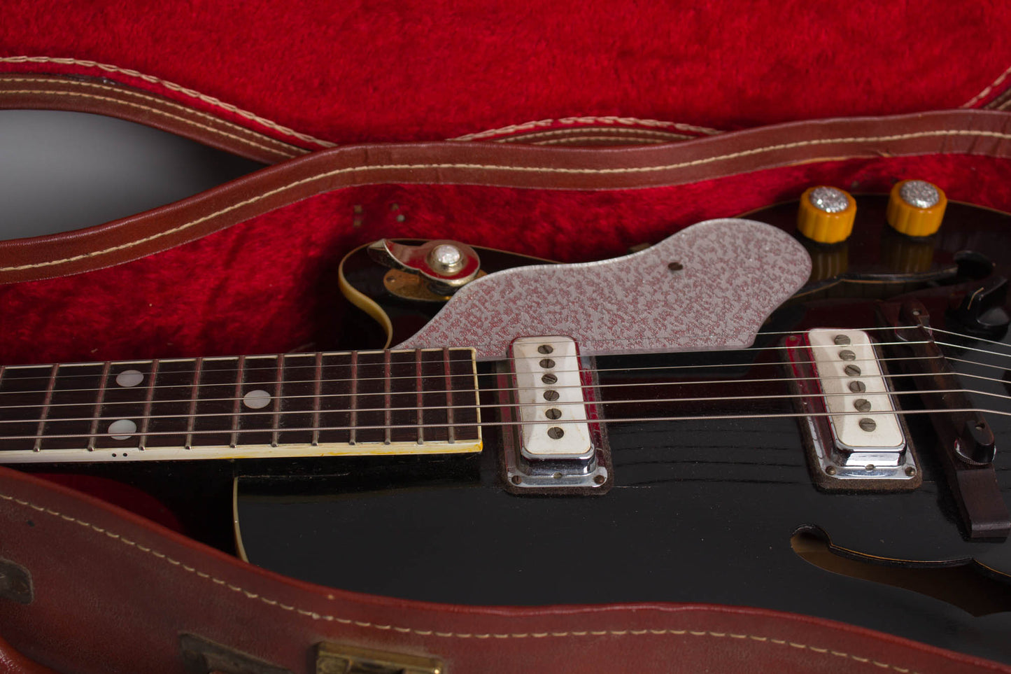Premier Bantam Deluxe E-706 Arch Top Hollow Body Electric Guitar (1960)