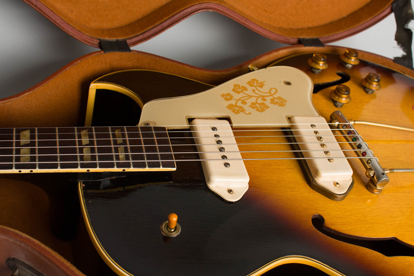 Gibson ES-295 Sunburst Custom Arch Top Hollow Body Electric Guitar (1953)