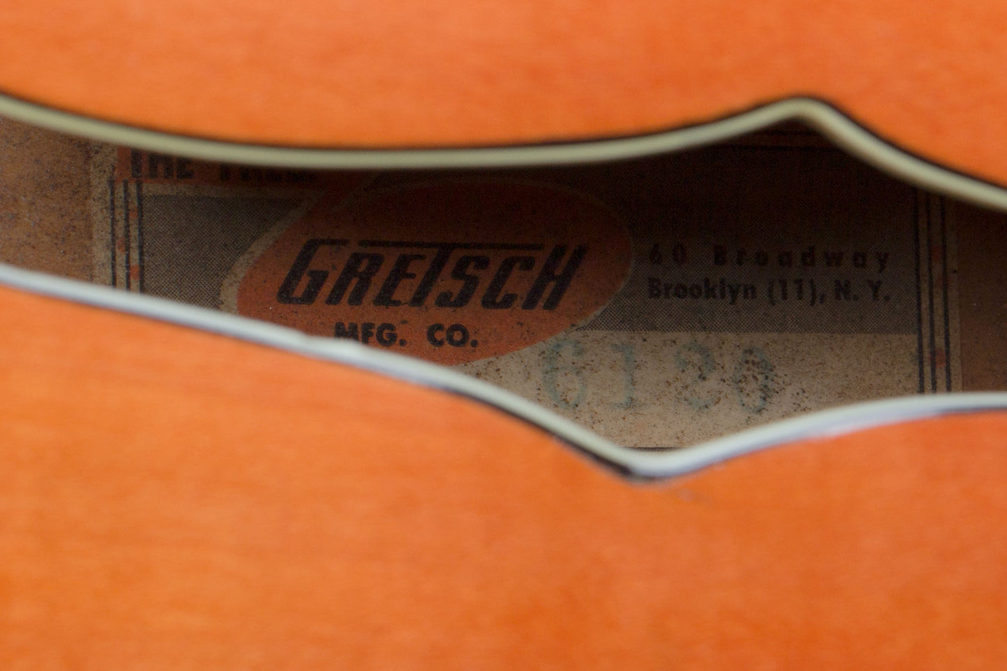 Gretsch Chet Atkins Hollow Body Model 6120 Arch Top Hollow Body Electric Guitar (1961)
