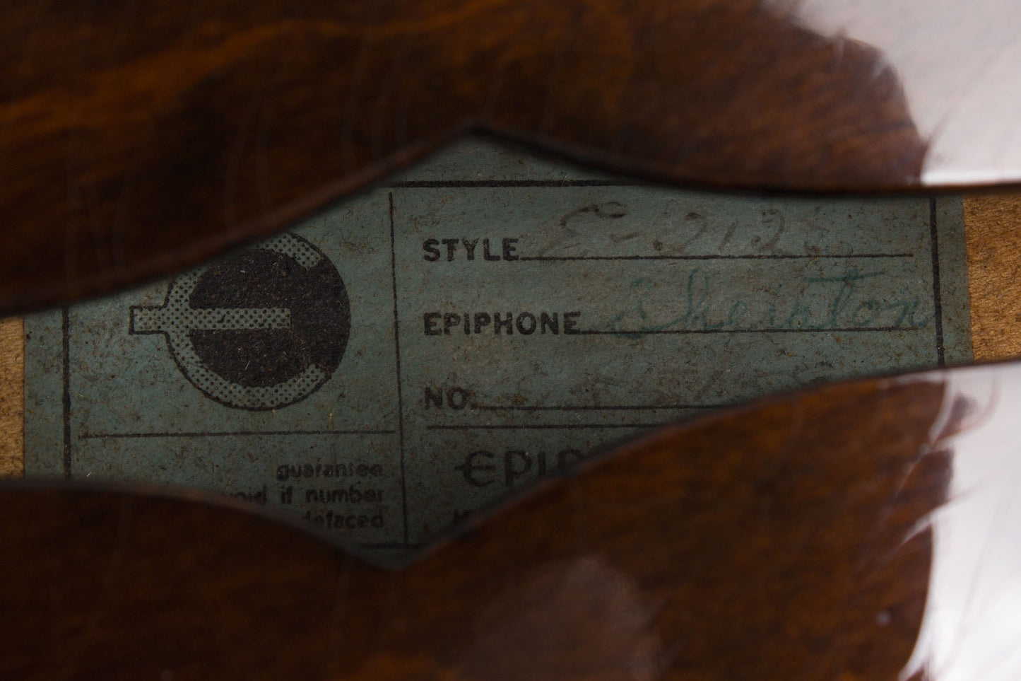 Epiphone Sheraton E212T Arch Top Semi-Hollow Body Electric Guitar (1968)