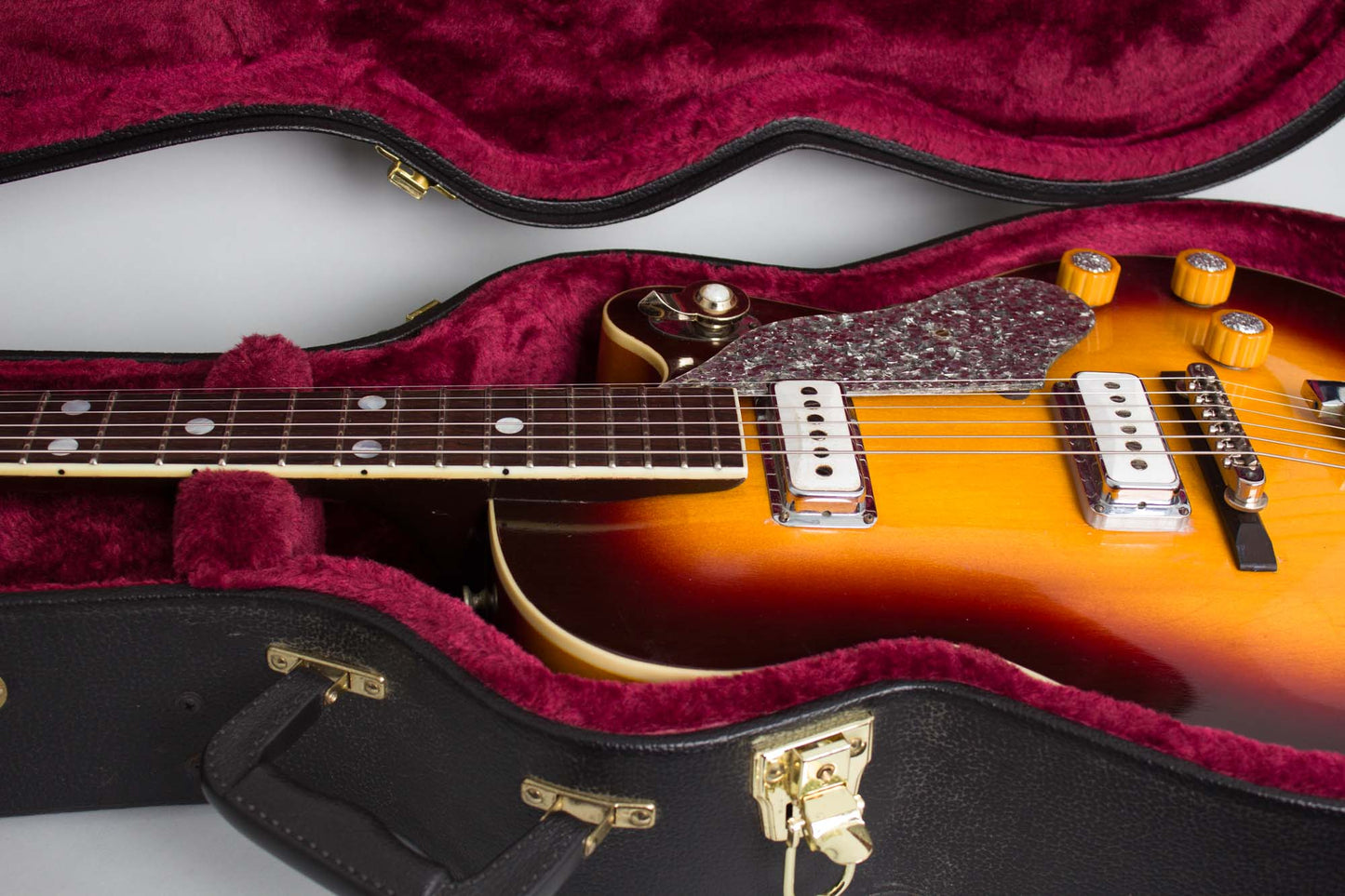 Premier Bantam Deluxe E-704 Arch Top Hollow Body Electric Guitar (1958)