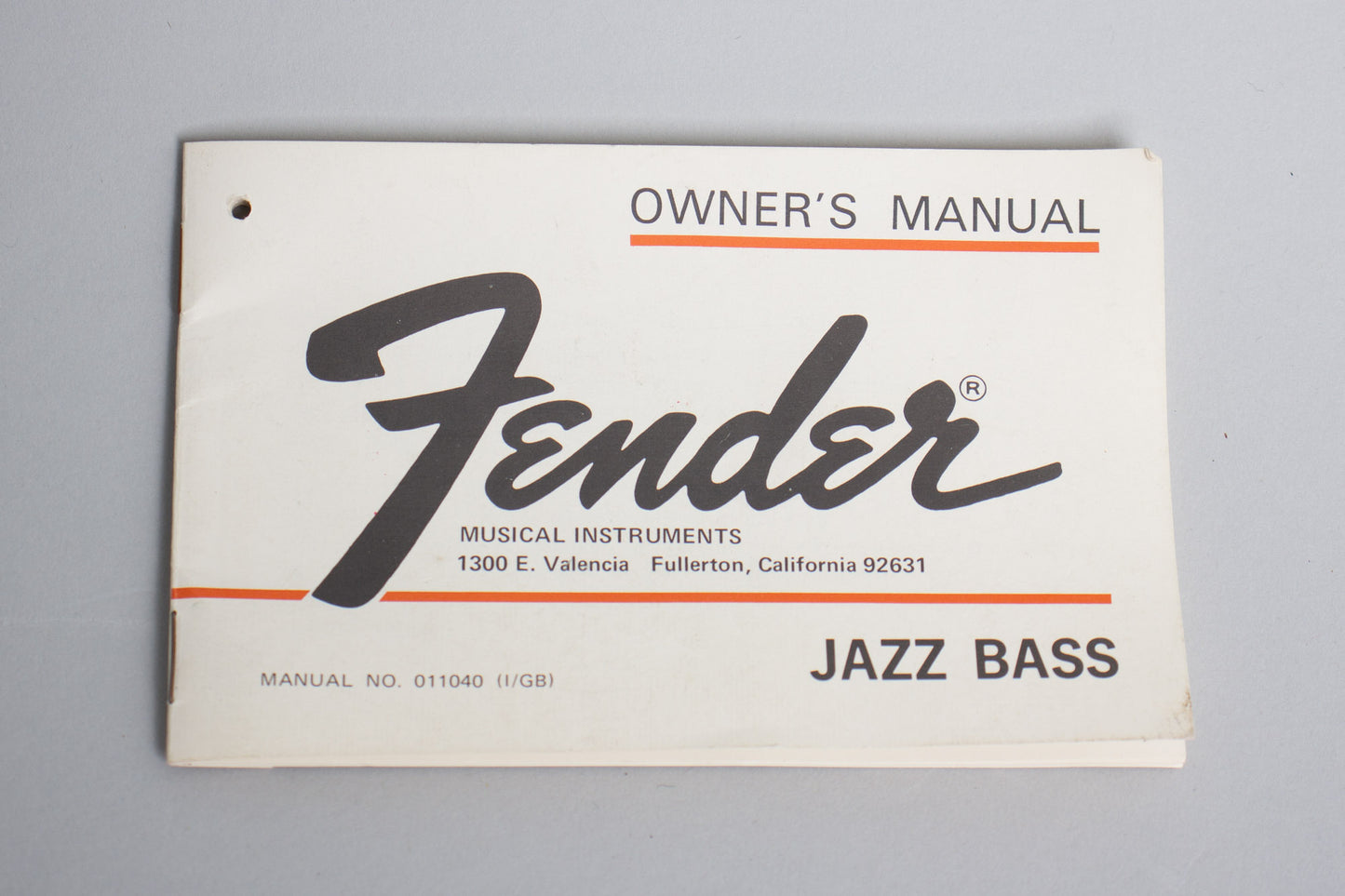 Fender Jazz Bass Solid Body Electric Bass Guitar (1972)