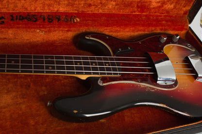 Fender Precision Bass Solid Body Electric Bass Guitar (1964)