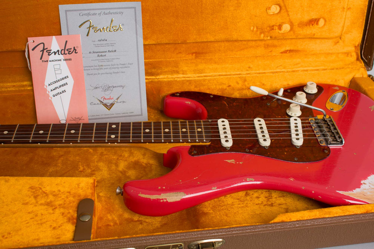 Fender Custom Shop 61 Stratocaster Relic Solid Body Electric Guitar (2014)