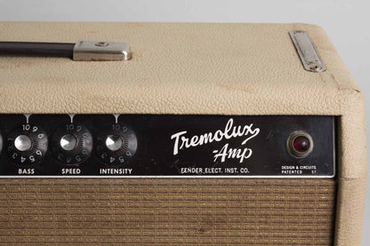 Fender Tremolux AA763 w/Larry Rodgers Reproduction 2x10 Cabinet Piggyback Tube Amplifier (1964)