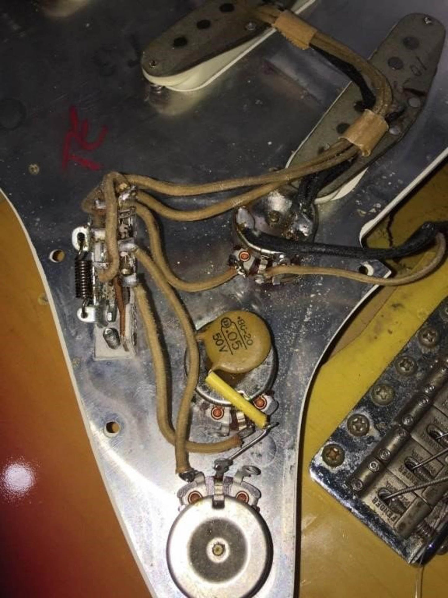 Fender Stratocaster Solid Body Electric Guitar (1965)