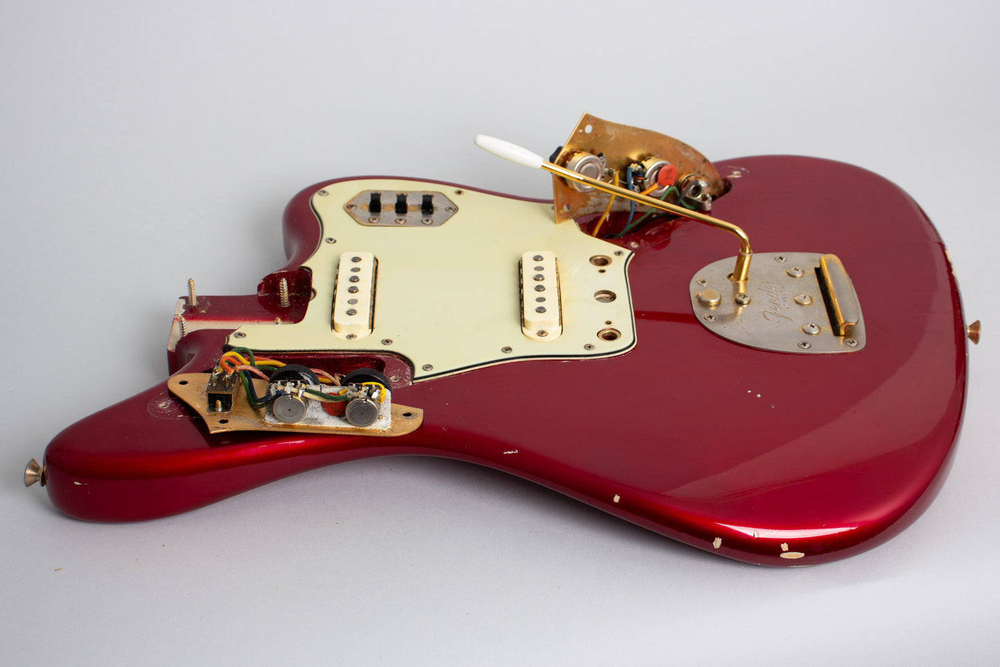 Fender Jaguar with Gold Hardware Solid Body Electric Guitar (1964)