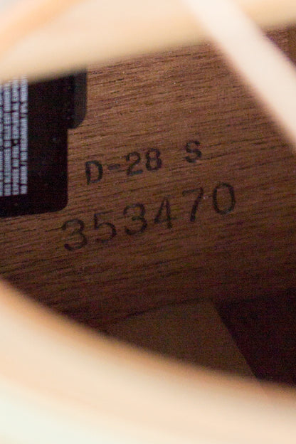 C. F. Martin D-28S Shade Top Flat Top Acoustic Guitar (1975)
