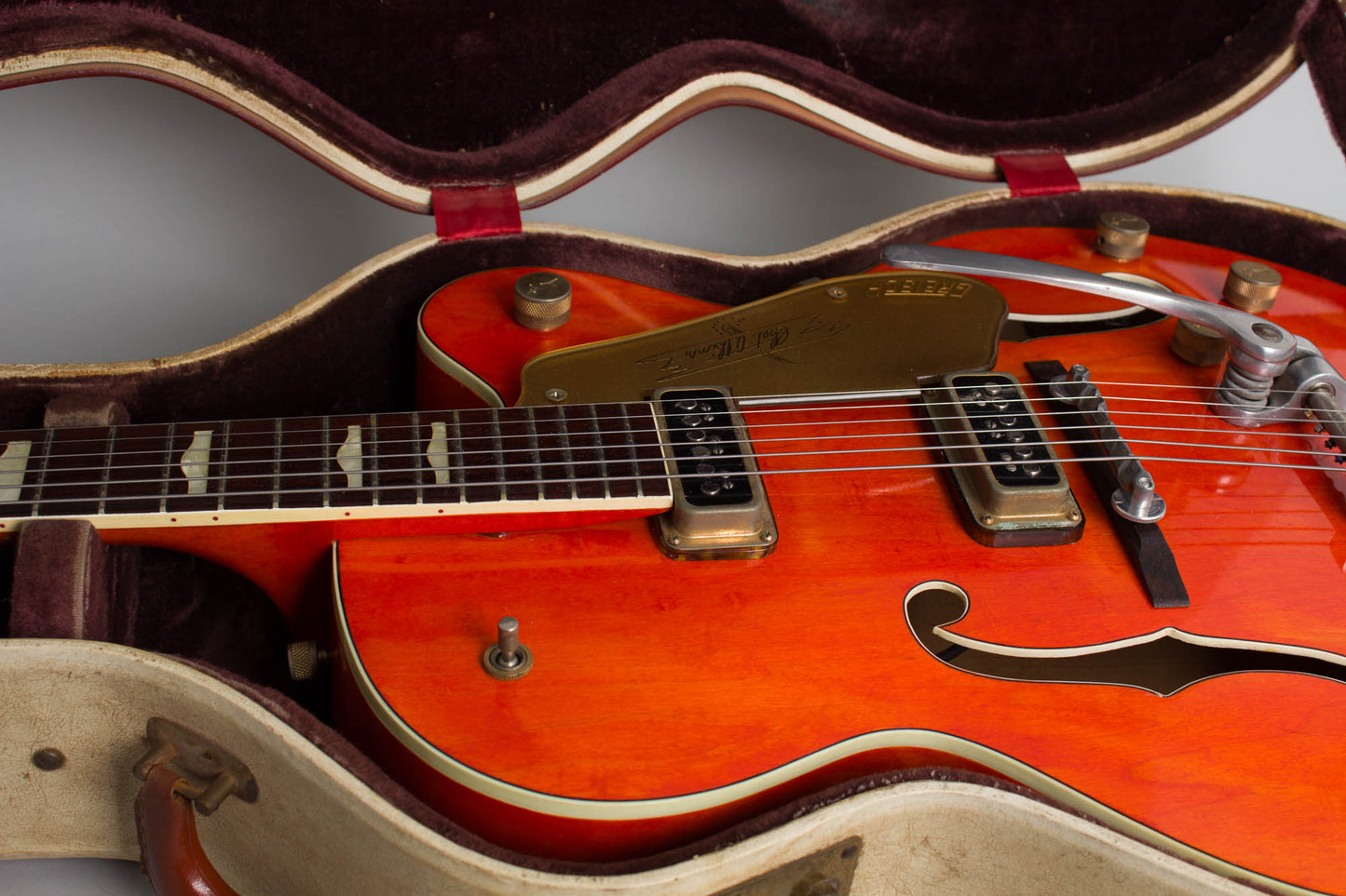 Gretsch Model 6120 Chet Atkins Hollow Body Arch Top Hollow Body Electric Guitar (1957)
