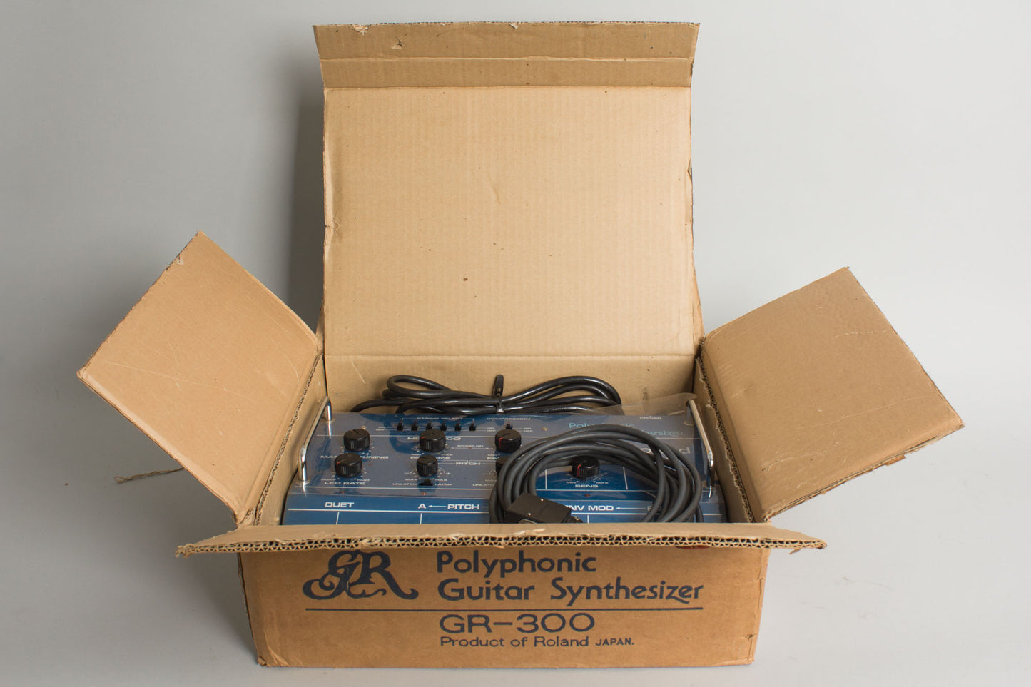 Roland GR-300 Polyphonic Guitar Synthesizer with G-303 Solid Body Electric Guitar (1984)